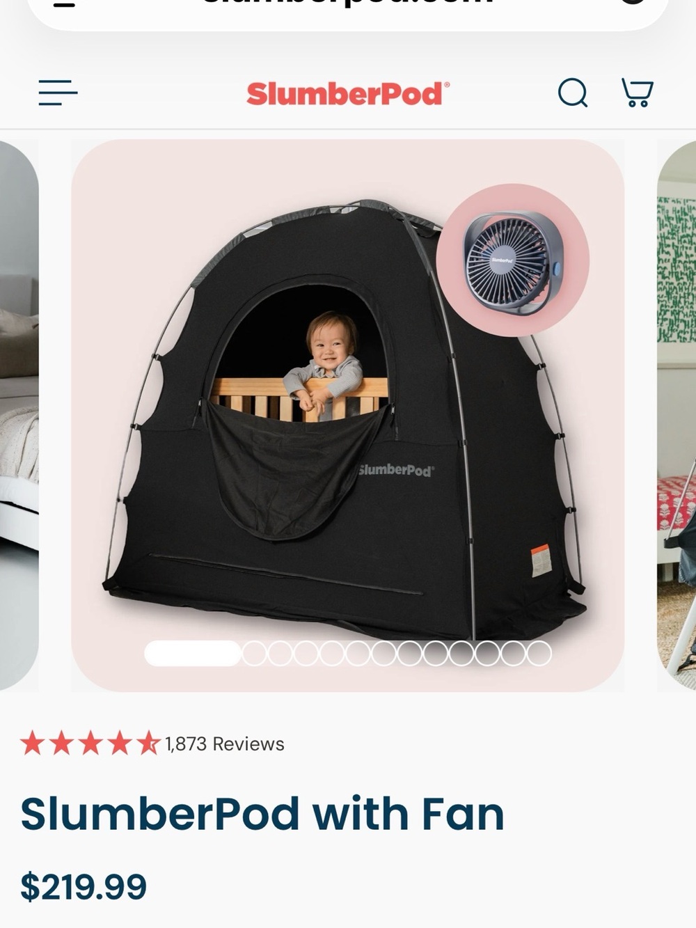 Slumberpod with Fan Bundle Slumber Pod